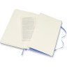 Блокнот MOLESKINE CLASSIC LARGE линейка, голубая гортензия QP060B42